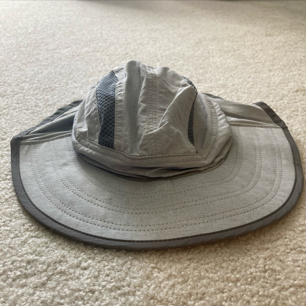 Sunday Afternoons Youth Gray wide brim sunhat